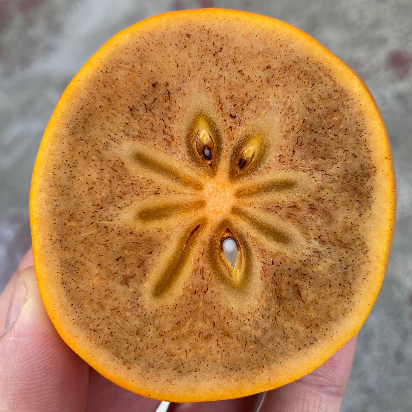 Half Flat of Organic Coffee Cake Persimmons