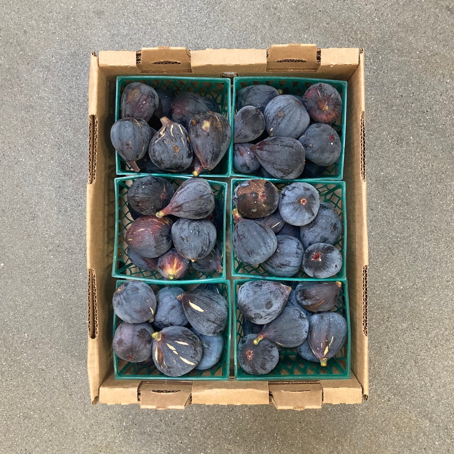 Half Flat of Organic Black Mission Figs