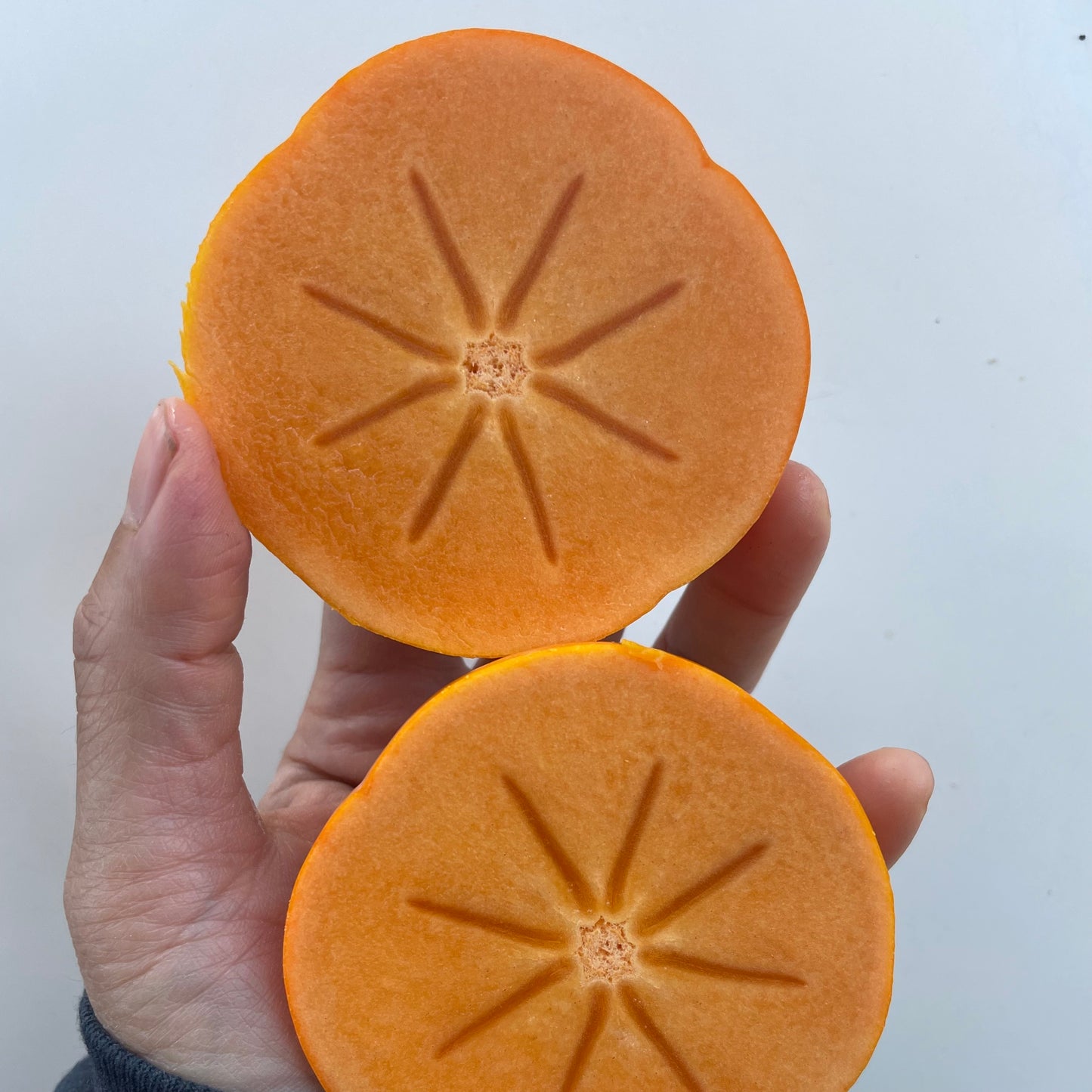 Half Flat of Organic Fuyu Persimmons