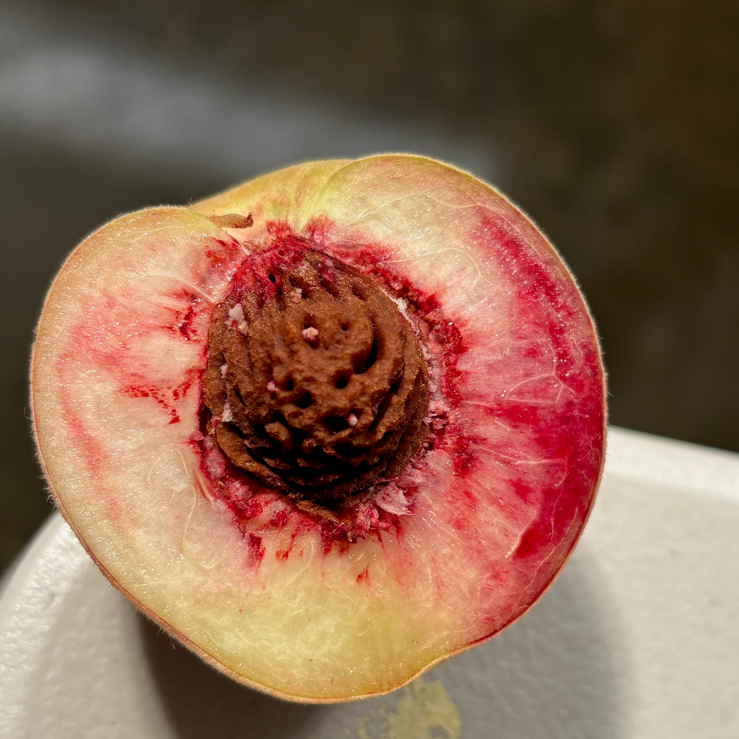 Half Flat of Organic Indian Free Peaches