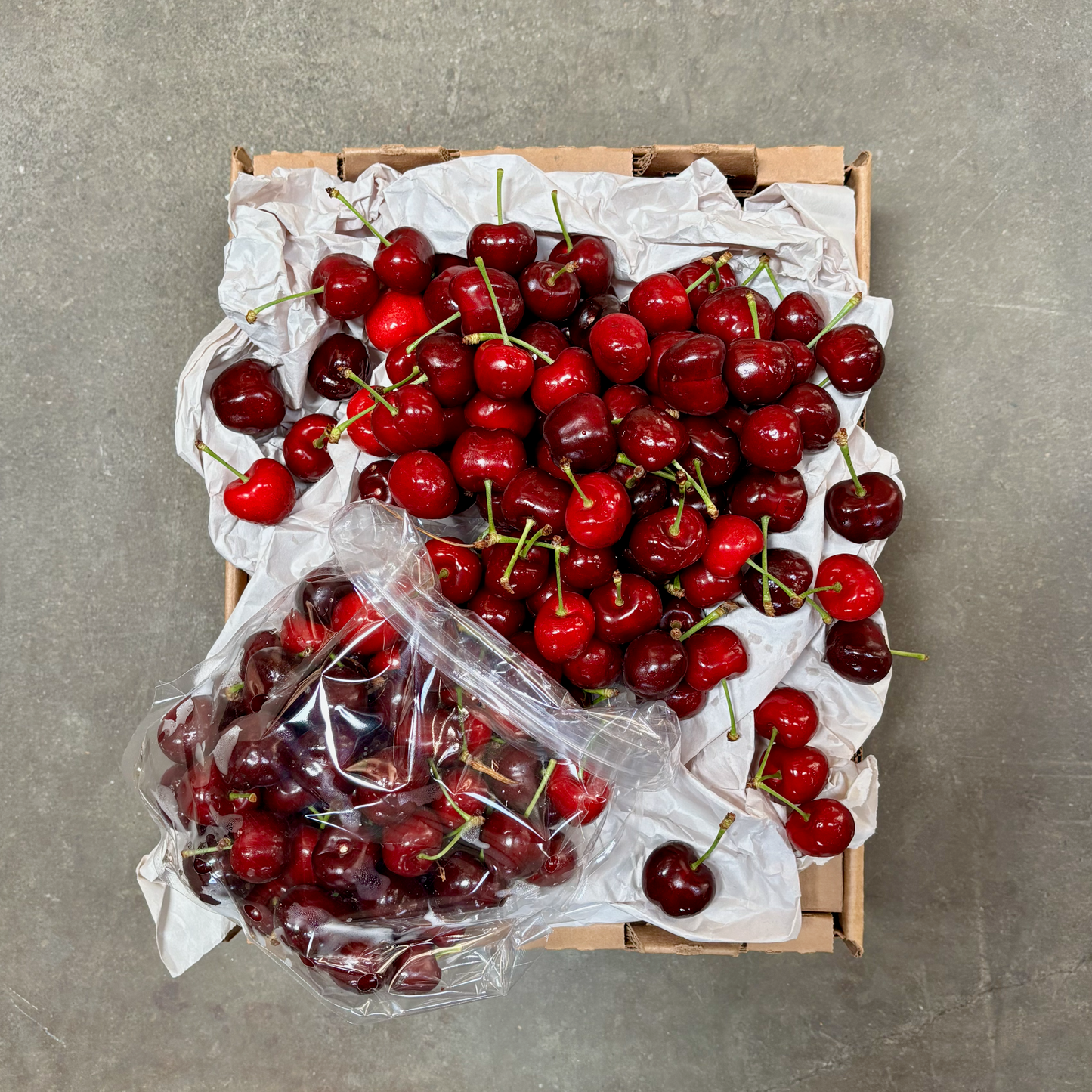 Box of Organic Coral Cherries