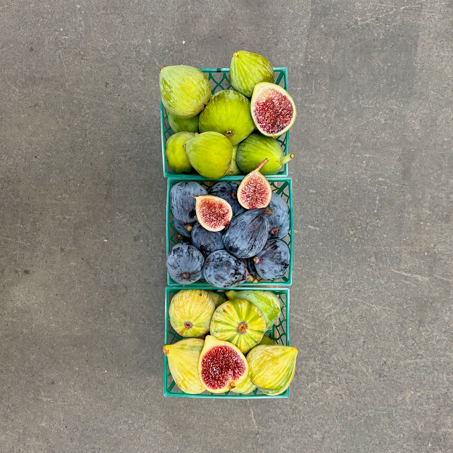 Three Varieties of Organic Figs