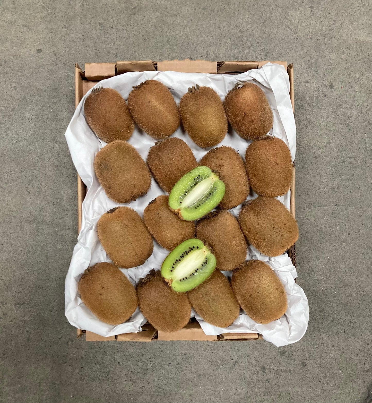 Box of Organic Mega Kiwi