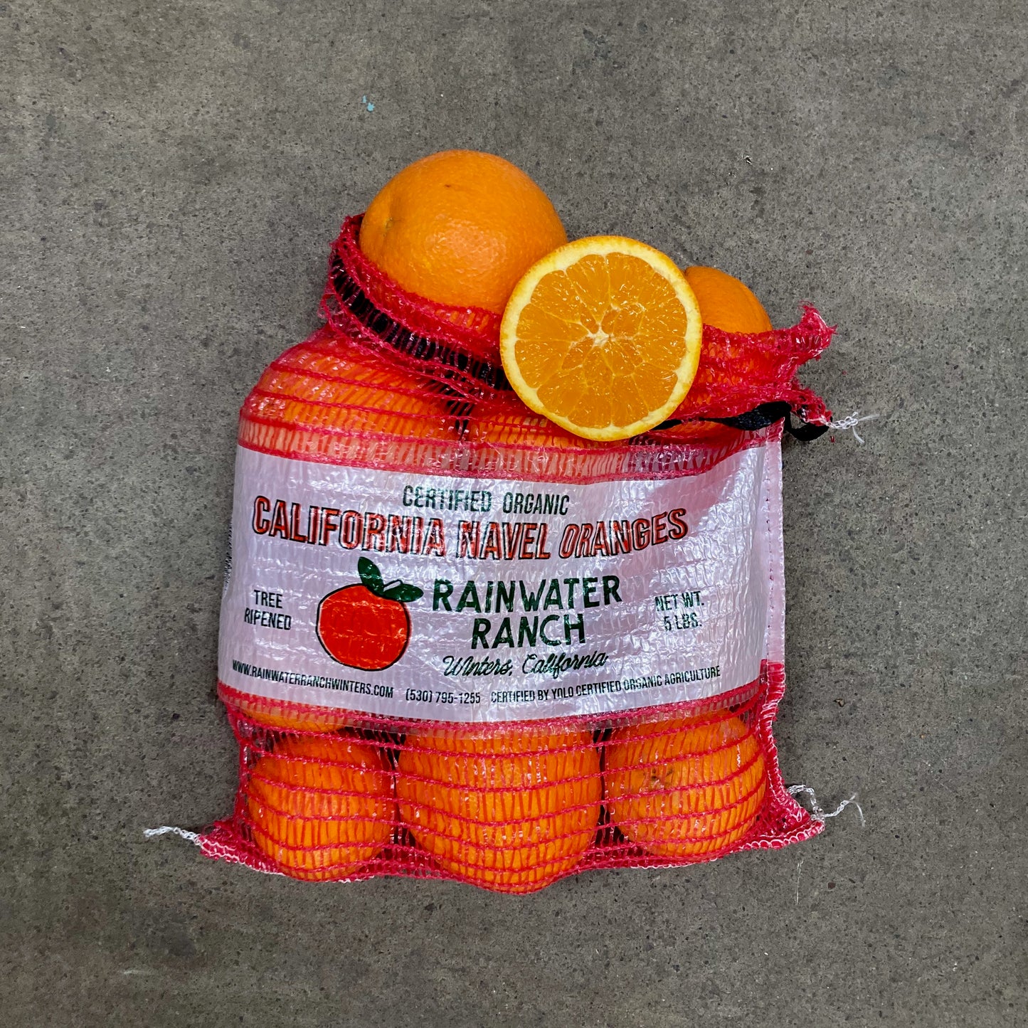 Organic Washington Navel Orange 10 lb Bag