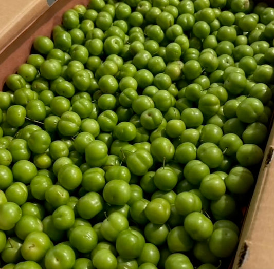 Box of Organic Gojeh Sabz (Persian Sour Plums)