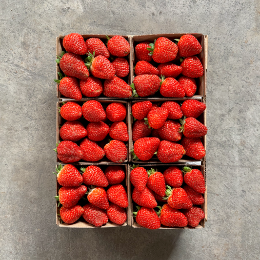 Half Flat of Ichigo Farms Albion Strawberries