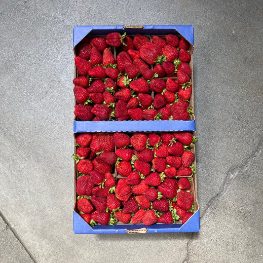 Flat of Organic Chandler Strawberries