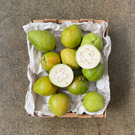 Organic Indian White Guavas