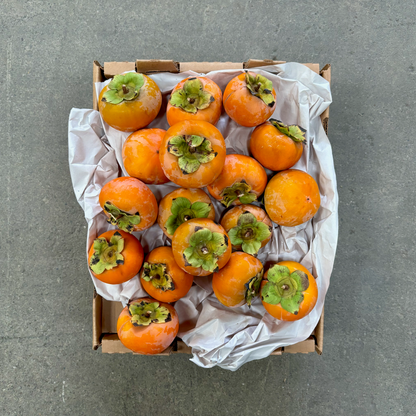 Half Flat of Organic Coffee Cake Persimmons