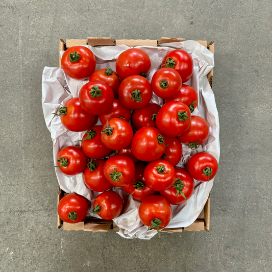 Box of Organic Dry-Farmed Early Girl Tomatoes