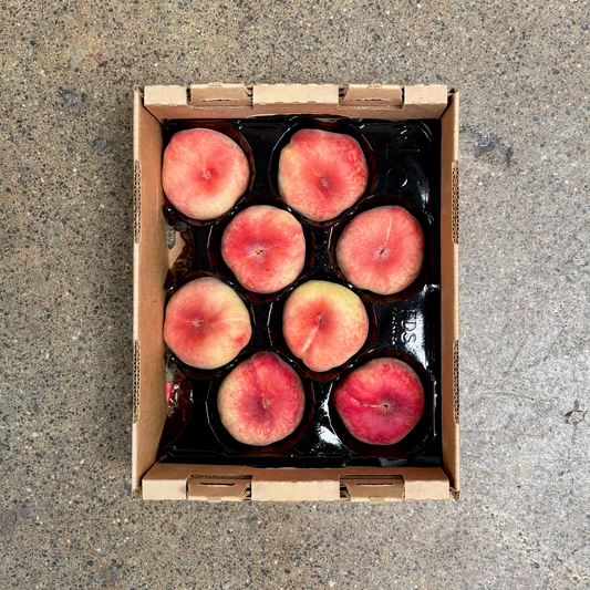 Organic Galaxy White Donut Peaches