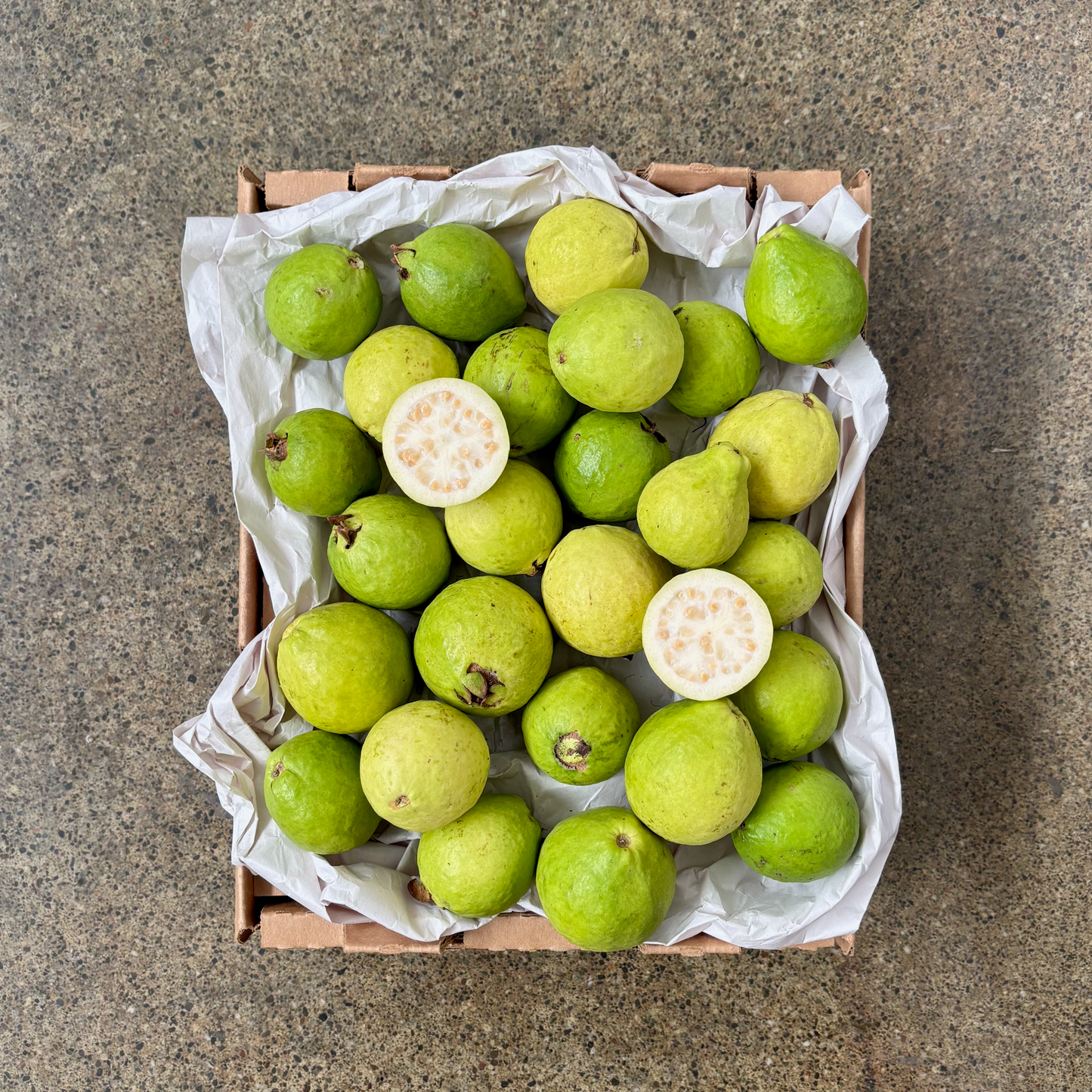 Organic Indonesian White Guavas