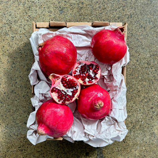 Box of Organic Pomegranates