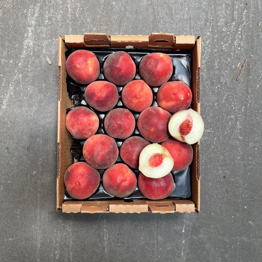 Organic Snow Lady White Peaches