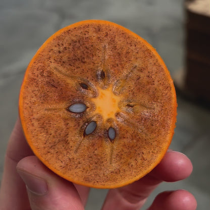 Half Flat of Organic Cinnamon Persimmons